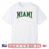 Miami Florida FL Vintage Athletic Sports Shirt