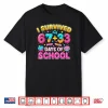 I Survived 67 33 Days of School 100 Days Teachers Kids Boys Shirt