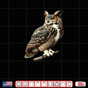 Design Great Horned Owl Shirt