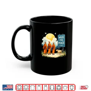 Mug Walk for Peace Monks with Aloka Dog Shirt 2