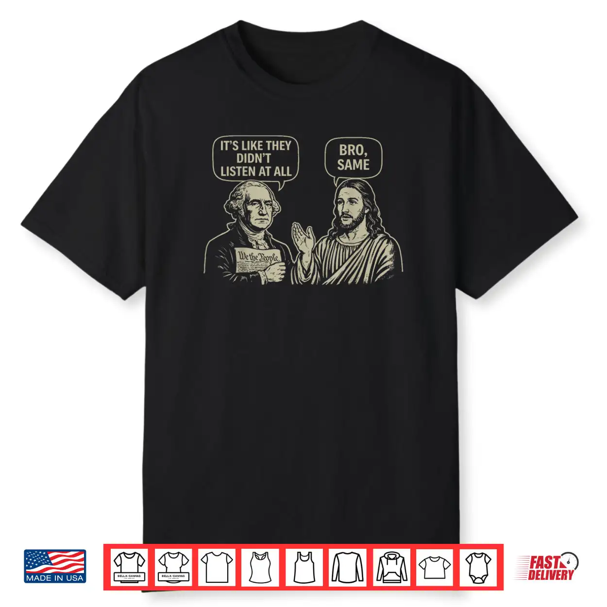 Vintage Its Like They Didnt Listen at All bro Same Meme Shirt