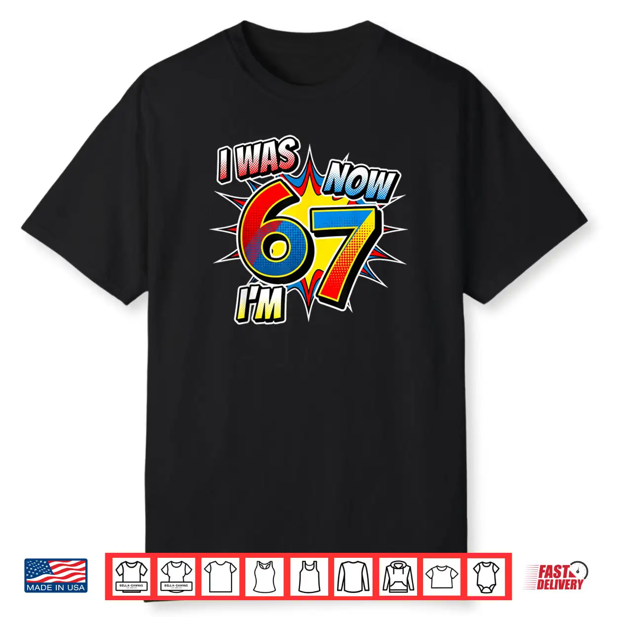 Six Seven Meme 7 Year Old Birthday Shirt was 6 Now I’m 7 Shirt Six Seven Meme 7 Year Old Birthday Shirt was 6 Now I’m 7 Shirt