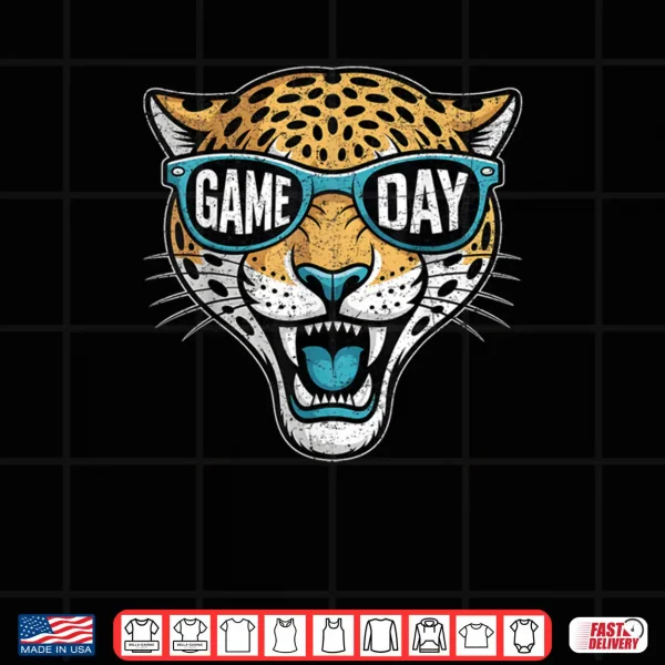 Retro Game Day Jaguar Shirt 4 Design Retro Game Day Jaguar Shirt 1