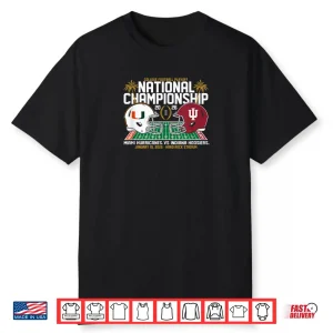 Miami vs Indiana CFP National Championship 2026 Helmets Shirt