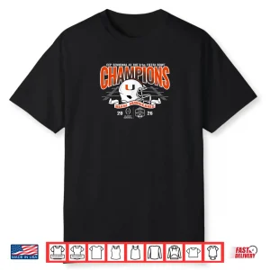 Miami Hurricanes Fiesta Bowl Champs 2026 CFP Semifinal Green Shirt