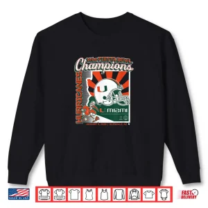 Sweatshirt Miami Football CFP Fiesta Bowl Champions Shirt 1