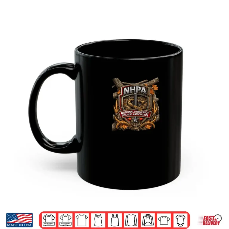 Mug National Horseshoe Pitchers Association NHPA Camo Logo Front Shirt