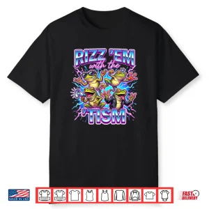 Funny Frog Autism rizz em with The tism Shirt