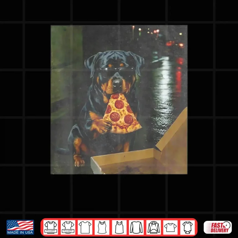 Dog Eating Pizza Funny Rottweiler Meme Shirt 4 Design Dog Eating Pizza Funny Rottweiler Meme Shirt