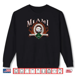 Miami Hurricanes National Championship CFP 2026 Retro Black Shirt 1 Sweatshirt Miami Hurricanes National Championship CFP 2026 Retro Black Shirt