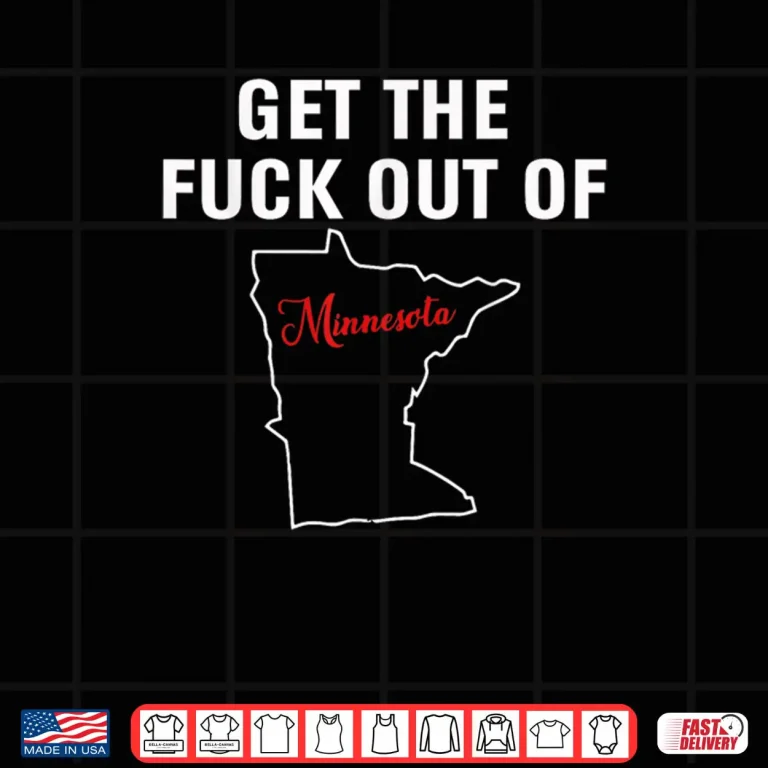 Design Funny Get The F Out of Minnesota Leaving State Exodus Meme Shirt 2