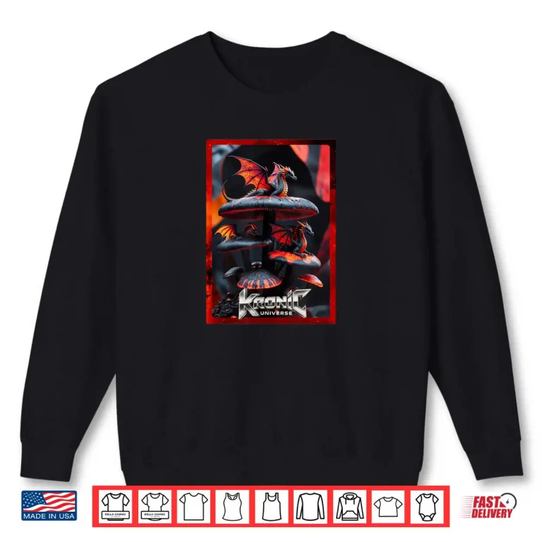 Sweatshirt Black Dragons of Mushroom Kingdom Shirt