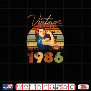 Design 40th Birthday Gift Limited Edition Born in 1986 40 Yrs Old Shirt