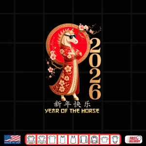 Year of The Horse 2026 Chinese Cool Sunglasses Shirt 4 Design Year of The Horse 2026 Chinese Cool Sunglasses Shirt