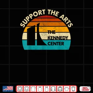 Design Retro Vintage Kennedy Center Protest Tee Supporting The Arts Shirt