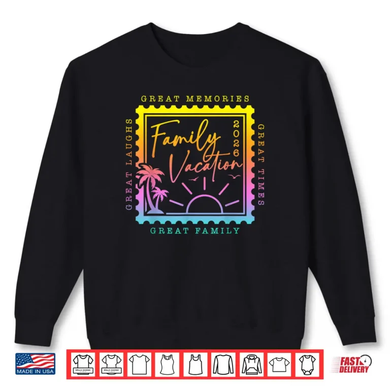 Sweatshirt Family Vacation 2026 Summer Vacation Matching Family Reunion Shirt
