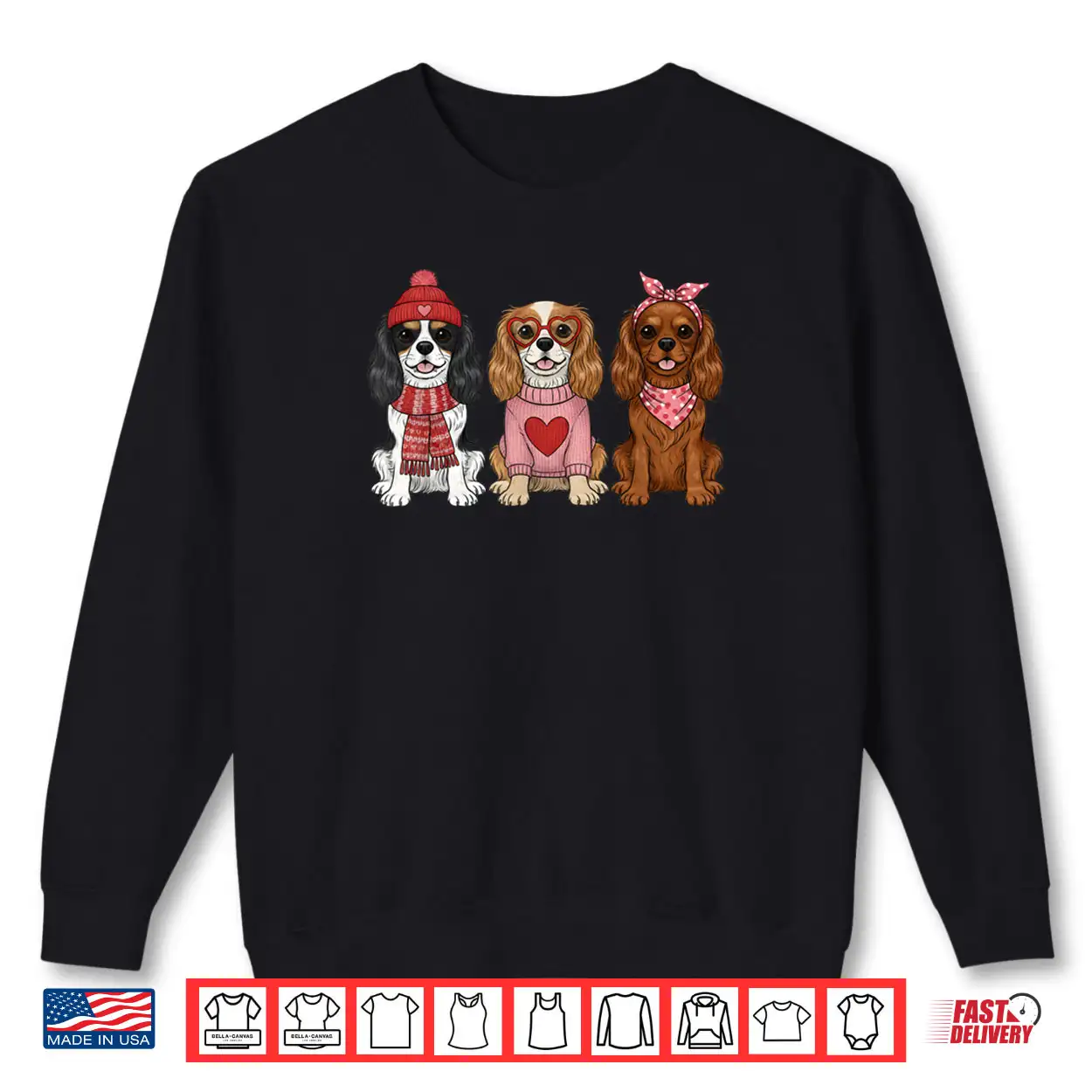 Cute Cavalier King Charles Spaniel Valentine Dog Shirt Cute Cavalier King Charles Spaniel Valentine Dog Shirt