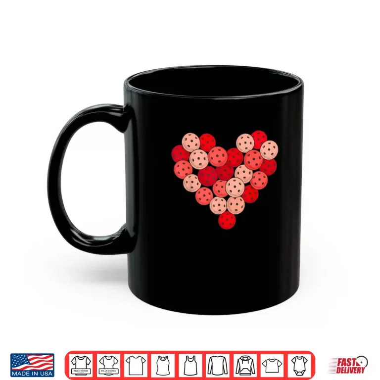 Women Pickleball Valentines Day Heart Love Pickleball Player Shirt 3 Mug Women Pickleball Valentines Day Heart Love Pickleball Player Shirt