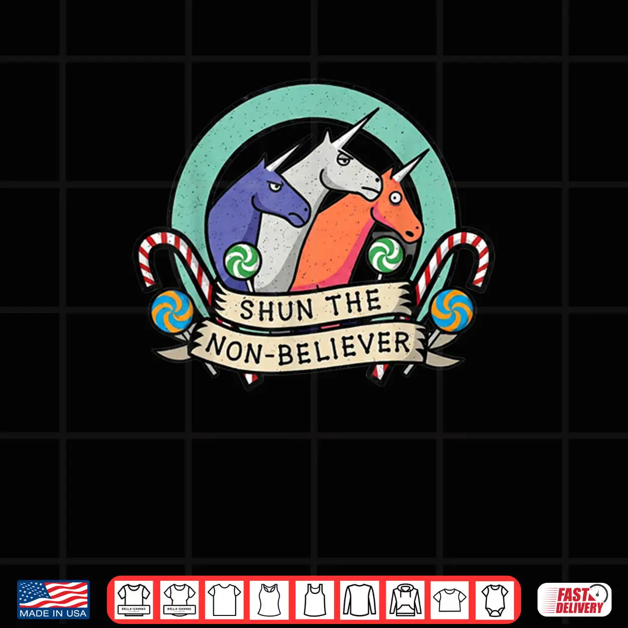 Shun The Non Believer Funny Unicorn Meme Humor Shirt Shun The Non Believer Funny Unicorn Meme Humor Shirt