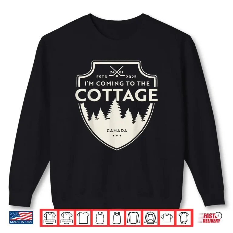 Sweatshirt Coming to Che Cottage Cozy Outdoors Hookey Heated Rivalry Shirt 2