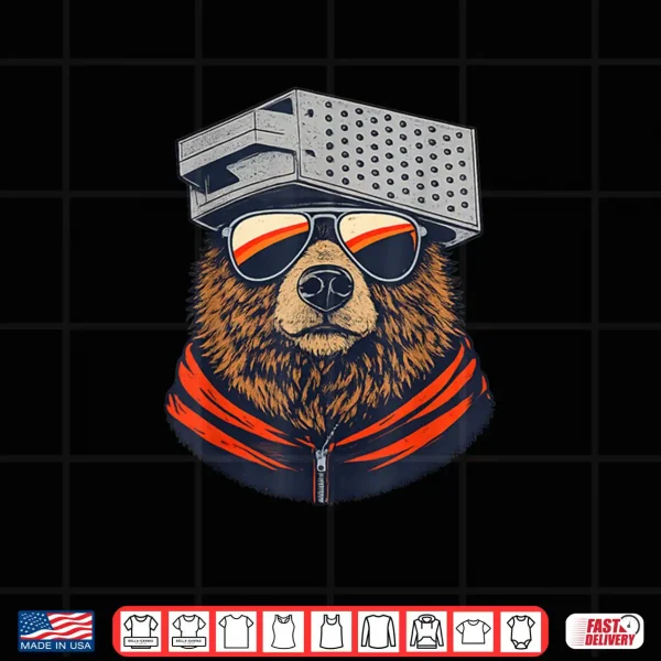 Design Bear with a Grater Hat Shirt