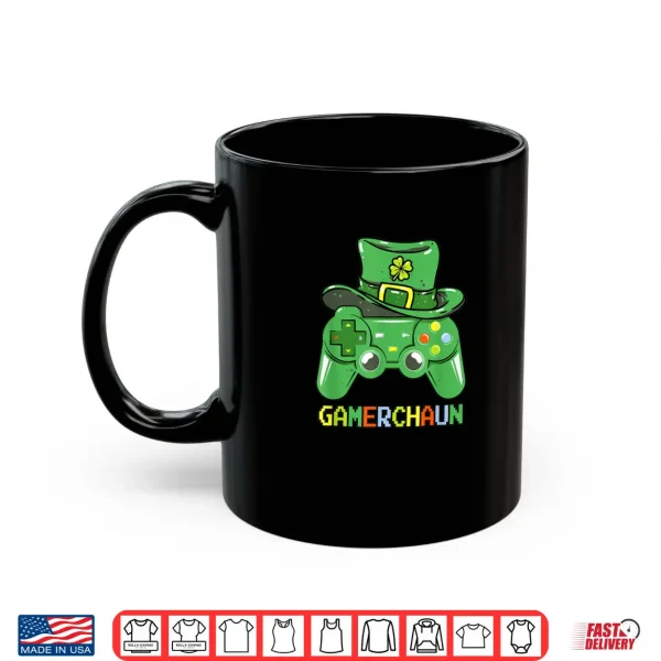 Video Game Leprechaun St Patricks Day Gamer Kids Boys Gaming Shirt 3 Mug Video Game Leprechaun St Patricks Day Gamer Kids Boys Gaming Shirt