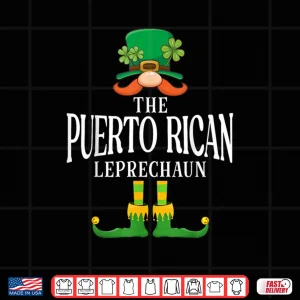 Design The Puerto Rican Leprechaun St Patricks Day Matching Shirt