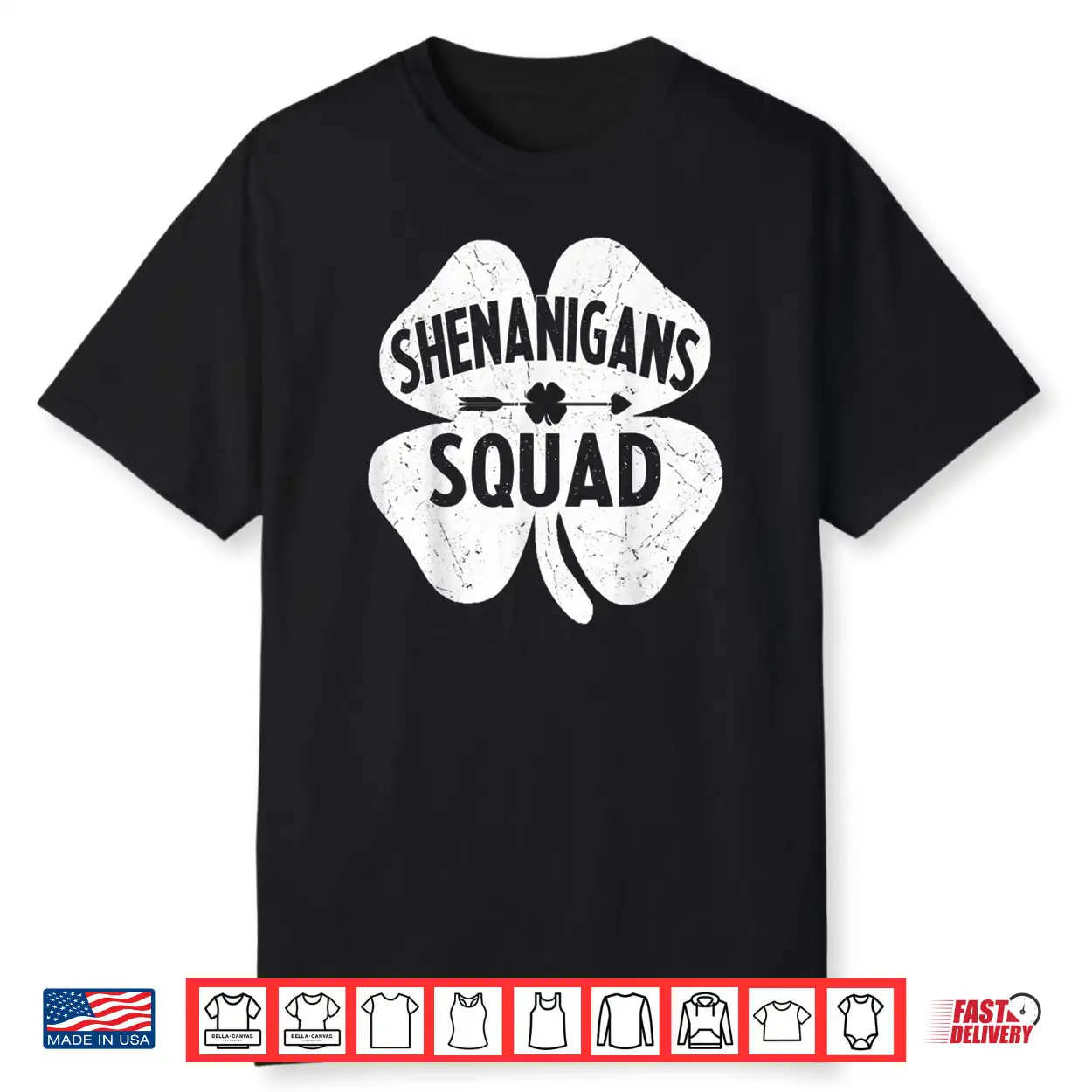 Shenanigans Squad Funny St Patricks Day Shamrock Gift Women Shirt Shenanigans Squad Funny St Patricks Day Shamrock Gift Women Shirt