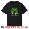 One Lucky Auntie Rainbow Leopard Saint Patrick’s Day Shirt