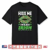 Kiss Me I’m Black Irish Saint Patrick’s Day Shamrocks Shirt