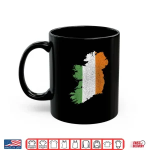 Mug Irish Flag and Map of Ireland St. Patricks Day Shirt