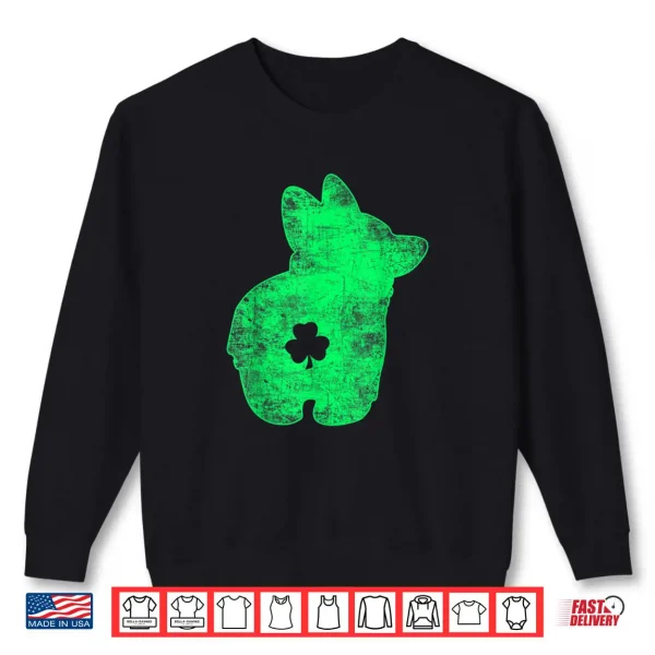 Sweatshirt Happy St Patricks Day Funy Saint Patricks Corgi Dog Shirt