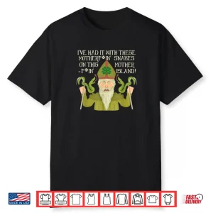 Funny Saint Patrick’s Day Snakes Joke Green Irish Shirt