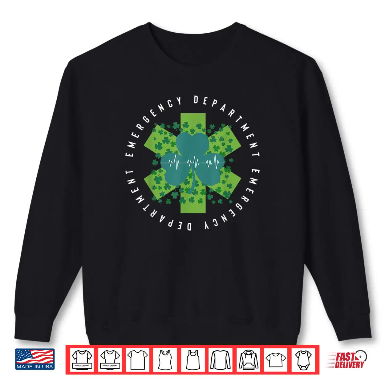 Emergency Department Nurse Saint Patrick’s Day ER Nursing Shirt Emergency Department Nurse Saint Patrick’s Day ER Nursing Shirt