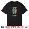 Vintage Kiss Me I’m Irish Ireland Flag shamrock St Patty day Shirt