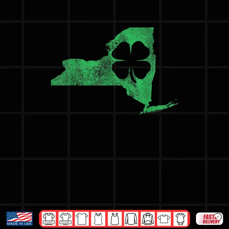 Design St. Patricks Day NY New York Shamrock Irish Saint Paddys Shirt