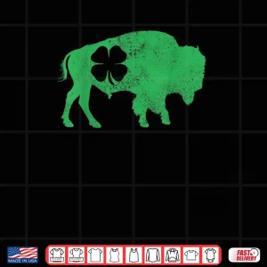St. Patrick's Day Green Shamrock Buffalo Bison Irish Saint Shirt 4 Design St. Patricks Day Green Shamrock Buffalo Bison Irish Saint Shirt