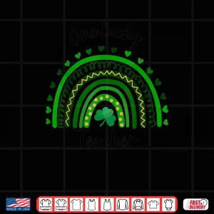 One Lucky Teacher Shamrock St Patrick’s Day Appreciation Shirt 4 Design One Lucky Teacher Shamrock St Patricks Day Appreciation Shirt