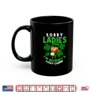 Mug Kids Mommys Lucky Charm Mom St Patricks Day Leprechaun Toddler Shirt