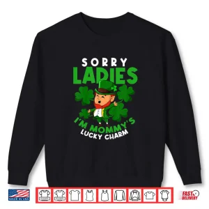 Sweatshirt Kids Mommys Lucky Charm Mom St Patricks Day Leprechaun Toddler Shirt