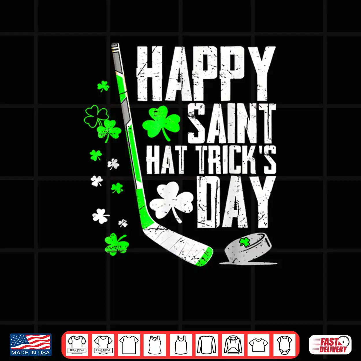 Happy Saint Hat Trick’s Day Tee Ice Hockey St. Patrick’s Shirt Happy Saint Hat Trick’s Day Tee Ice Hockey St. Patrick’s Shirt