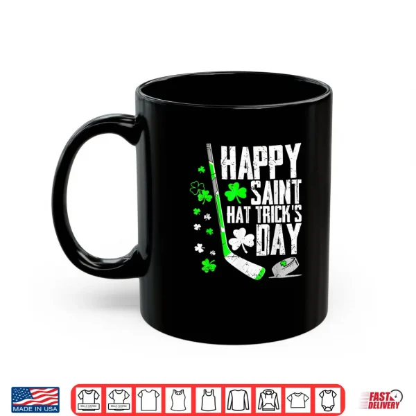 Happy Saint Hat Trick's Day Tee Ice Hockey St. Patrick's Shirt 3 Mug Happy Saint Hat Tricks Day Tee Ice Hockey St. Patricks Shirt