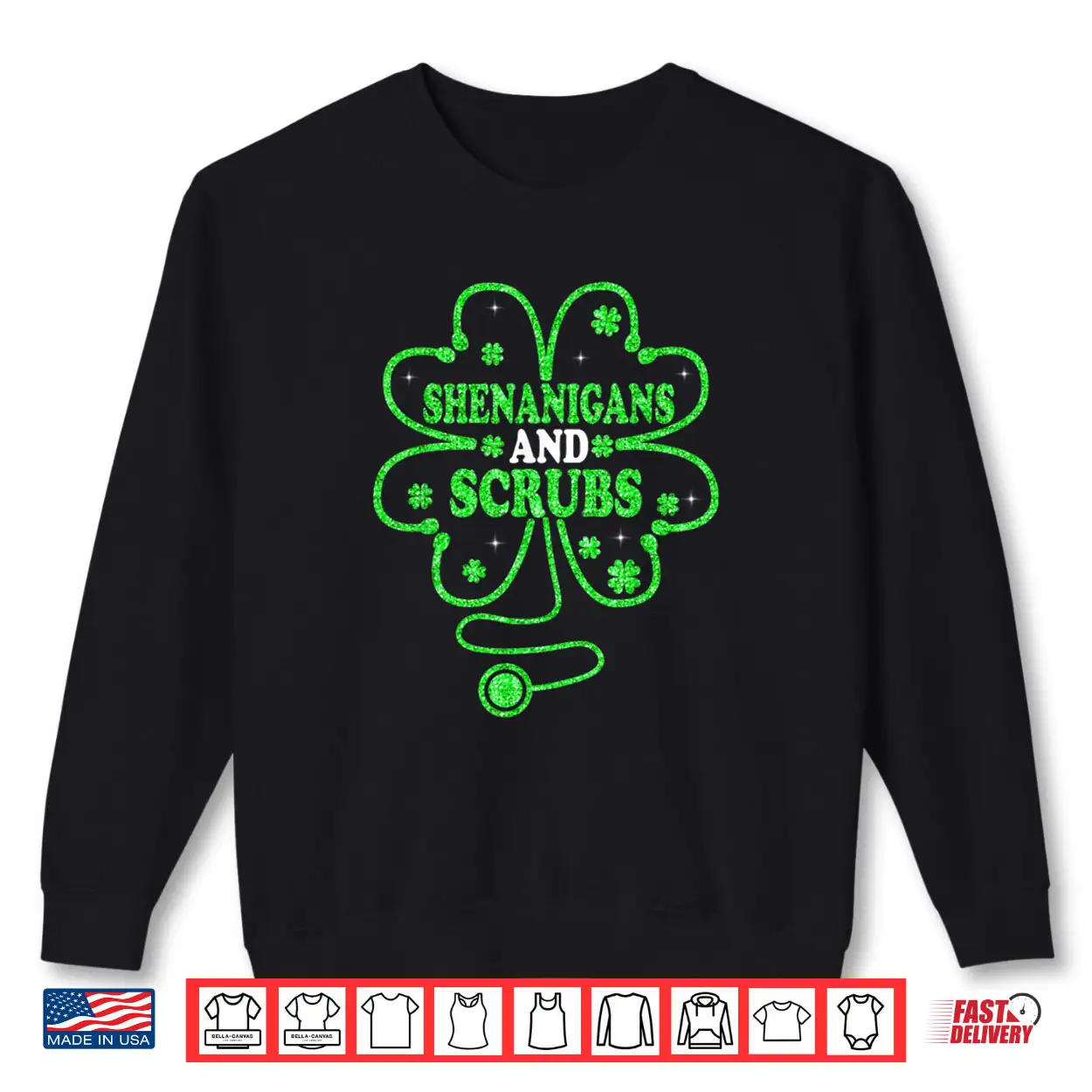 Shenanigans Scrubs Nurse Green Shamrock Saint Patrick’s Day Shirt Shenanigans Scrubs Nurse Green Shamrock Saint Patrick’s Day Shirt