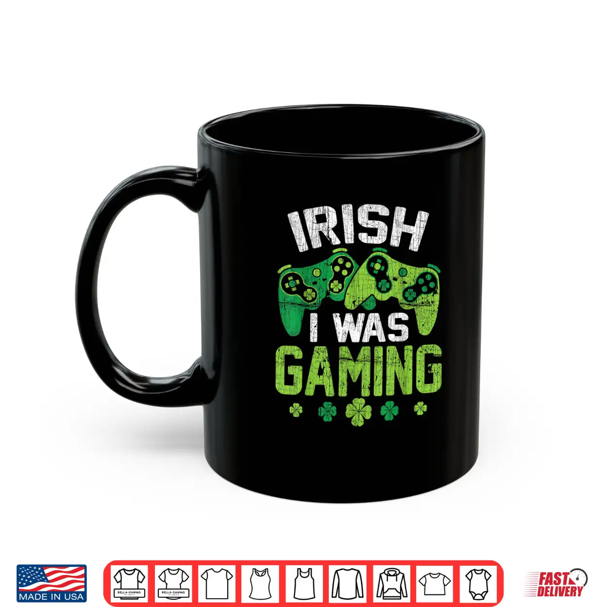 Irish I Was Gaming Funny St Patricks Day Video Gamer Boys Shirt Irish I Was Gaming Funny St Patricks Day Video Gamer Boys Shirt