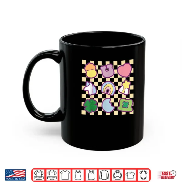Groovy Lucky Charm Saint Patrick's Day Shamrock Shirt 3 Mug Groovy Lucky Charm Saint Patricks Day Shamrock Shirt 1