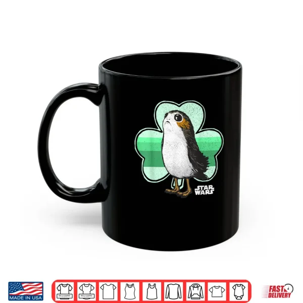 Mug Star Wars Porg Clover Saint Patricks Day Graphic Shirt