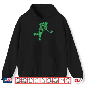 St. Patrick's Day Hockey Irish Boys Saint Paddy's Shamrock Shirt 2 Hoodie St. Patricks Day Hockey Irish Boys Saint Paddys Shamrock Shirt