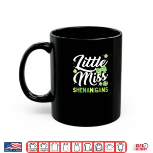 Mug St Patricks Day for Girls Little Miss Shenanigans Shirt