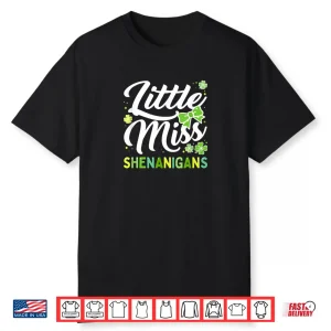 St Patrick’s Day for Girls Little Miss Shenanigans Shirt