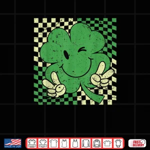 Retro Groovy St Patricks Day Lucky Shamrock Funny Shirt 4 Design Retro Groovy St Patricks Day Lucky Shamrock Funny Shirt